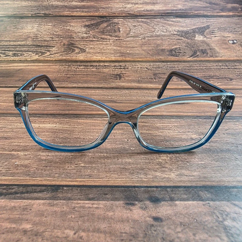 DKNY DY 4639 3457 Grey Blue Translucent Cat‎ Eye Eyeglasses Frames 51-16-140